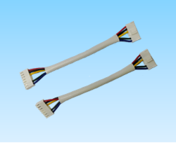 401. 產(chǎn)品名稱(chēng)：新能源大電流VH3.96-1*7P雙頭端子線(xiàn)UL1015#20連接線(xiàn)束帶耐高溫2.5KV玻纖管加工訂制